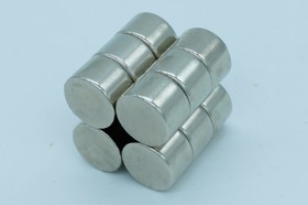 Магніт неодимовий. Диск 15x10 мм