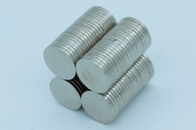 Магніт неодимовий. Диск 10x0,9 мм